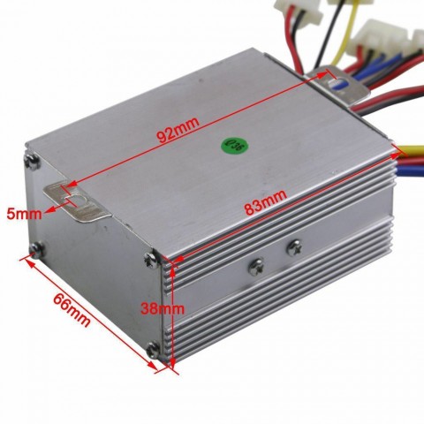 24V 350W Motor Brush Speed Controller For EV Electric Bikes Bicycle Scooter